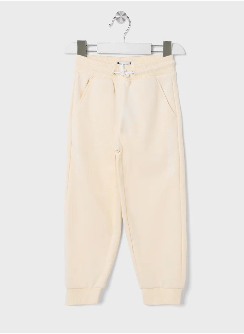 TOMMY HILFIGER Kids New York Detail Logo Sweatpants