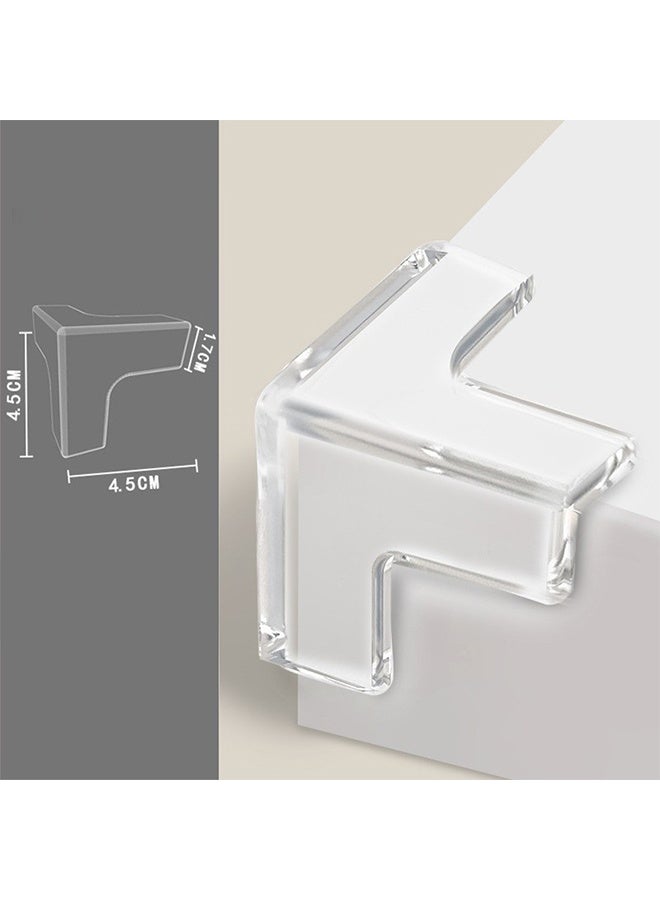 20pcs Large (length: 4.5 cm) Silicone Corner Protector for Baby Rails, Baby Table Corner Protector, Strong Adhesive T-shaped Baby Head Protector for Table Corners for Furniture - Image 2