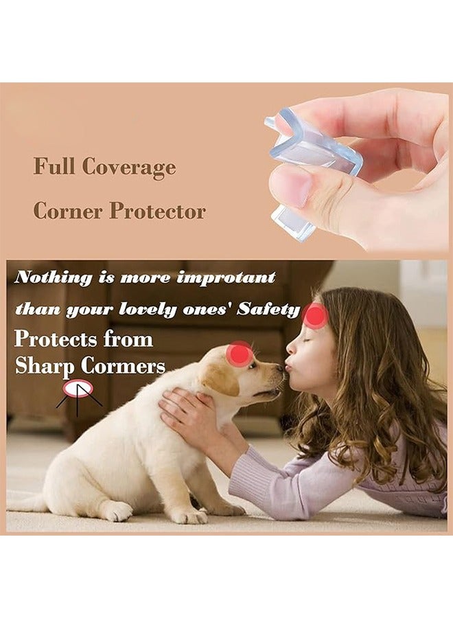 20pcs Large (length: 4.5 cm) Silicone Corner Protector for Baby Rails, Baby Table Corner Protector, Strong Adhesive T-shaped Baby Head Protector for Table Corners for Furniture - Image 3