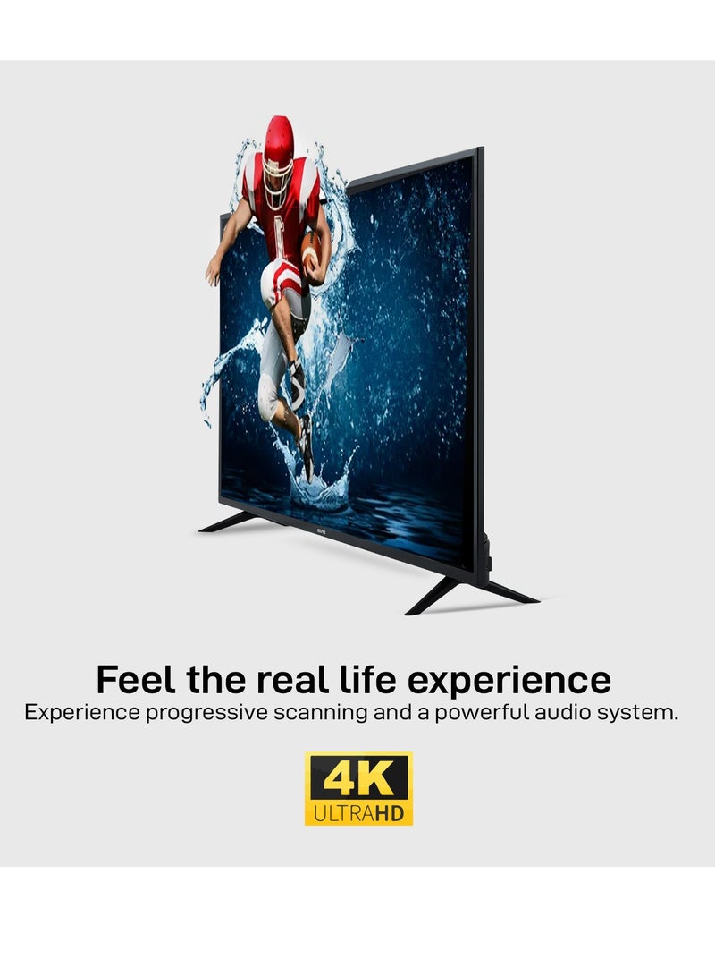 GEEPAS 55 Inch Smart TV GLED5523SXUHD 4K Ultra HD Slim LED TV With Remote Control HDMI And USB Ports| Android 11.0 WI-FI And Eco Efficiency - Image 4