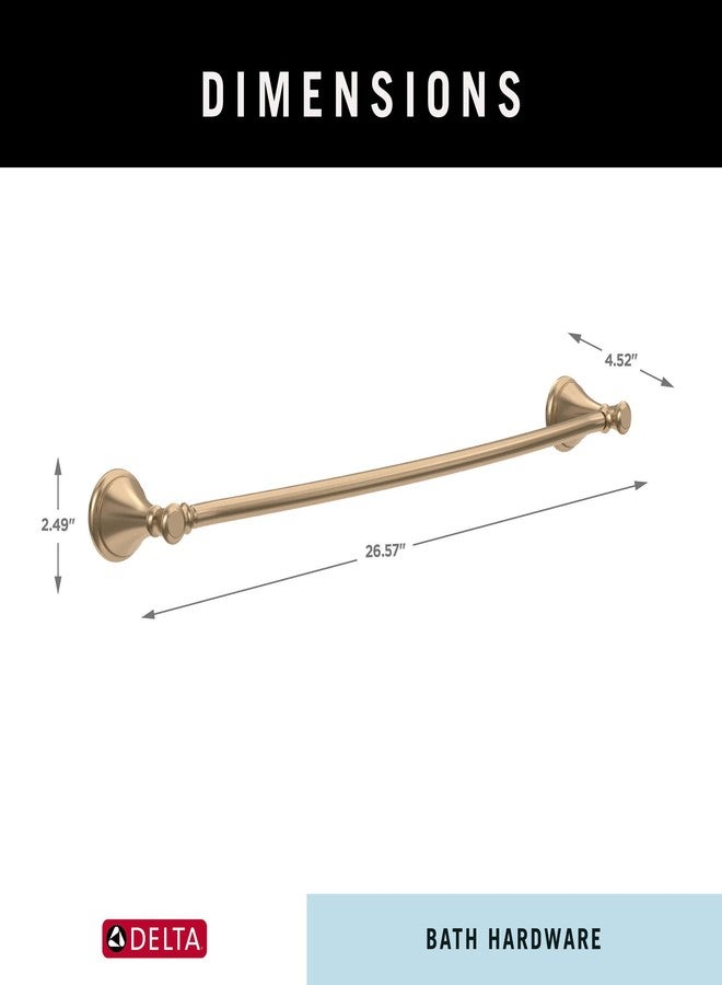 DELTA Cassidy Towel Bar, Champagne Bronze Bathroom Towel Holder, Bathroom Accessories, 79724-CZ - Image 3