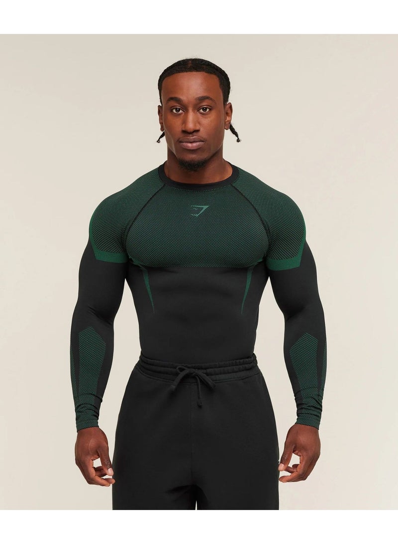 جيمشارك تي شيرت جيم شارك بدون درزات بأكمام طويلة - Image 1