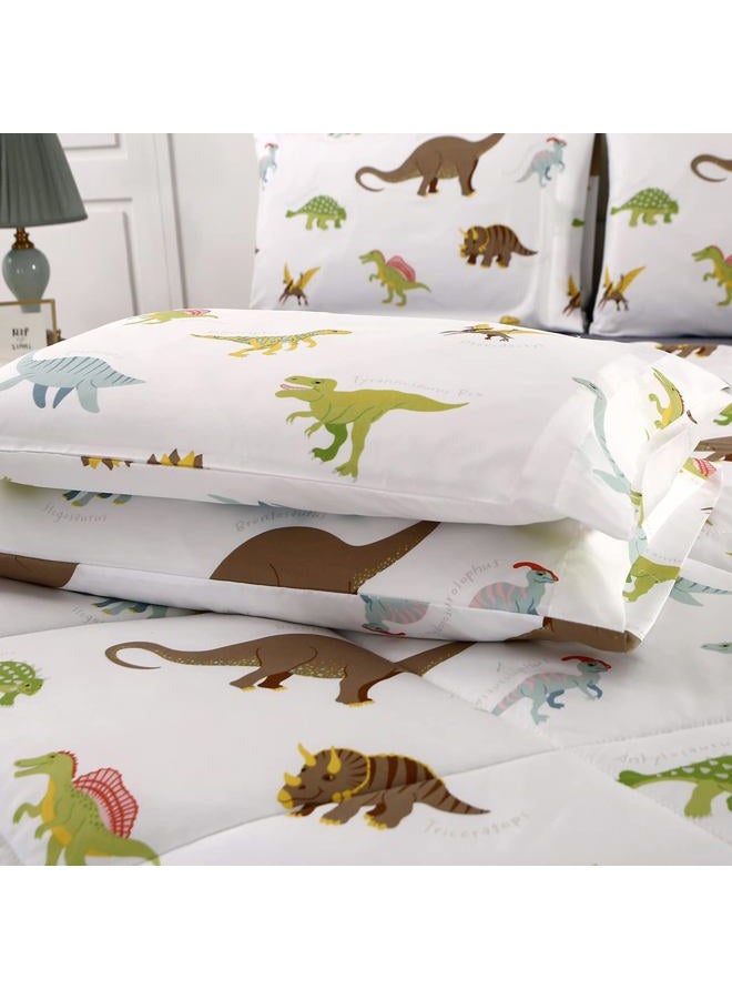 MAG White Dinosaur Pillowcases, 2 Pcs , Size 20”*30” (Standard, White) - Image 3