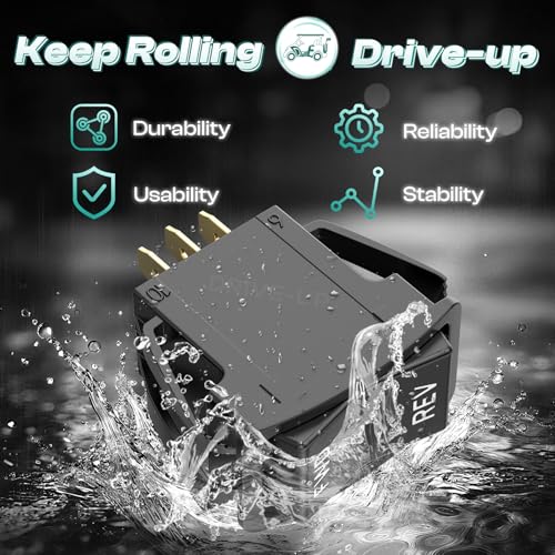 Drive-up EZGO Forward Reverse Switch, Golf Cart Forward Reverse Switch Fits EZGO TXT, PDS Electric 2003-Up Golf Carts, OEM 74323-G01 - Image 2
