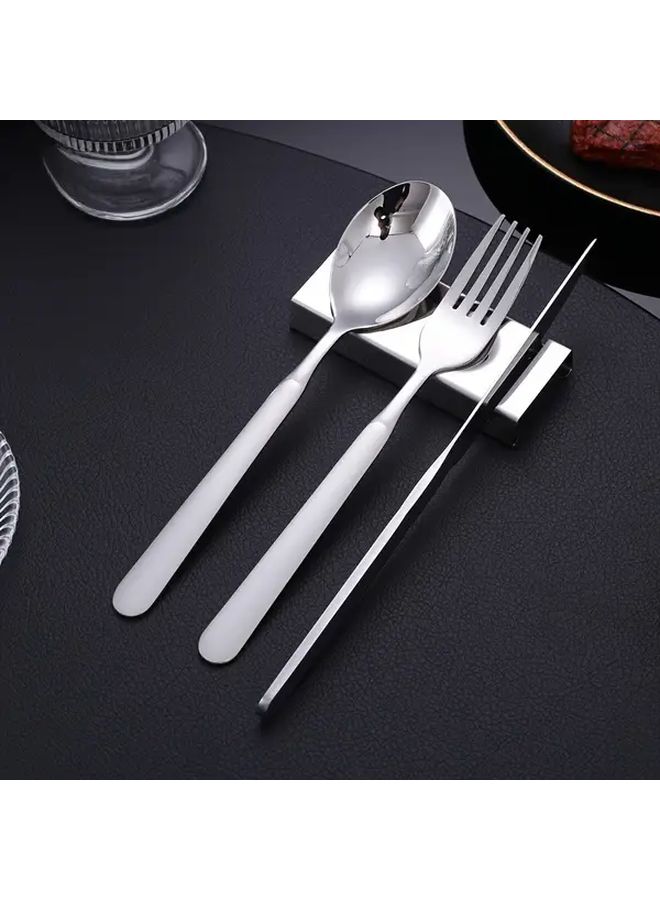 304 Stainless Steel Knife and Fork Holder Space Saving Tableware Organizer - Image 4