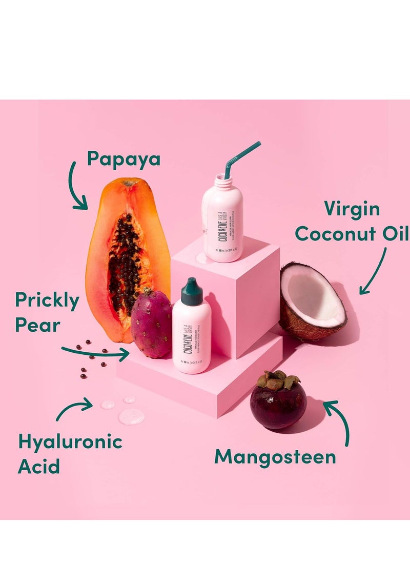 COCO & EVE Coco & Eve Miracle Hair Elixir. Coconut Oil with Hyaluronic Acid Leave in Conditioner.Treatment for Dry Damaged Hair | Frizz control. Protects from Heat Styling  - Image 5