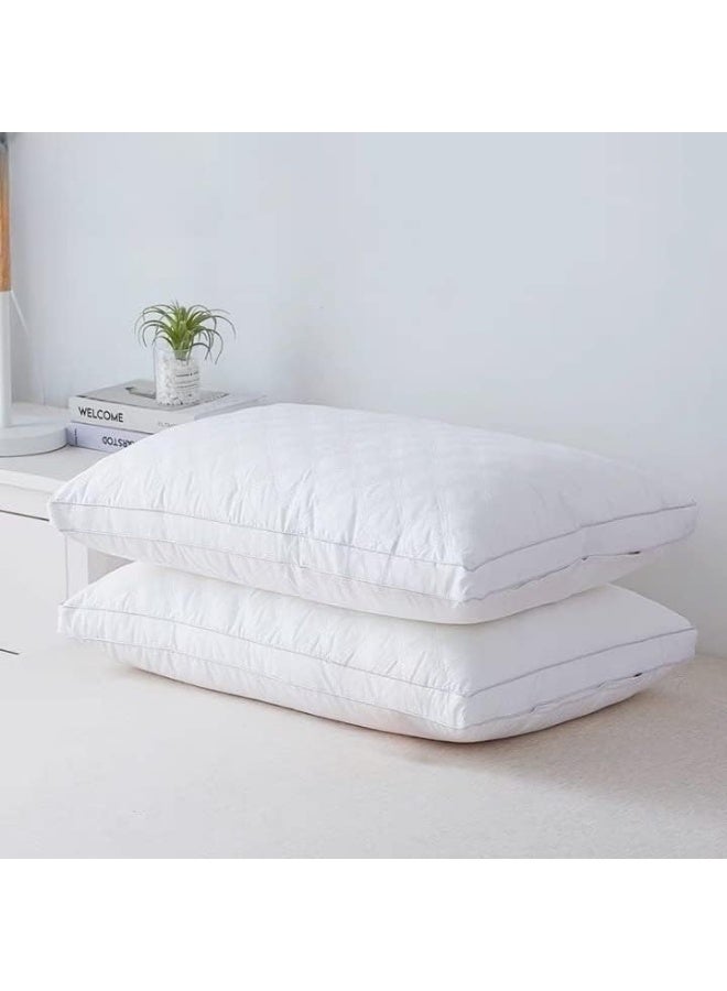 GOLDEN HOME وسادة فاخرة من جولدن هوم بجودة الفنادق - مضادة للحساسية وداعمة للراحة القصوى والنوم 2-Pack - Image 2