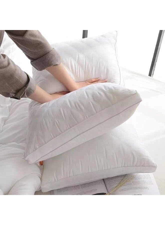 GOLDEN HOME وسادة فاخرة من جولدن هوم بجودة الفنادق - مضادة للحساسية وداعمة للراحة القصوى والنوم 2-Pack - Image 1