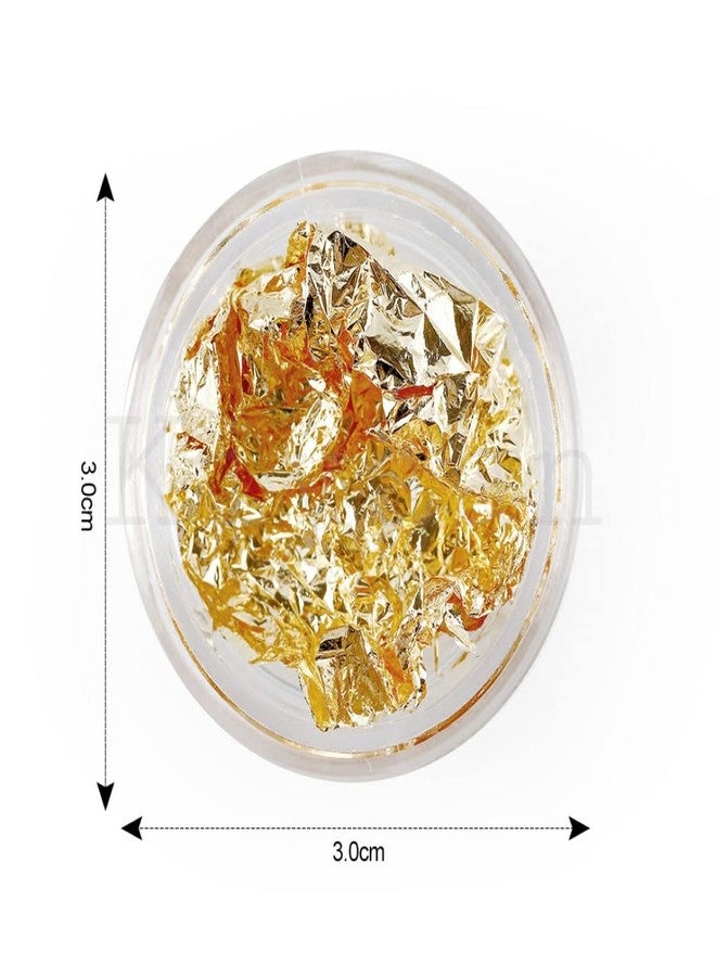 Kiyaan Nail Art Foil Paper Newest Golden Silver Designs Decorate Nail - Image 3