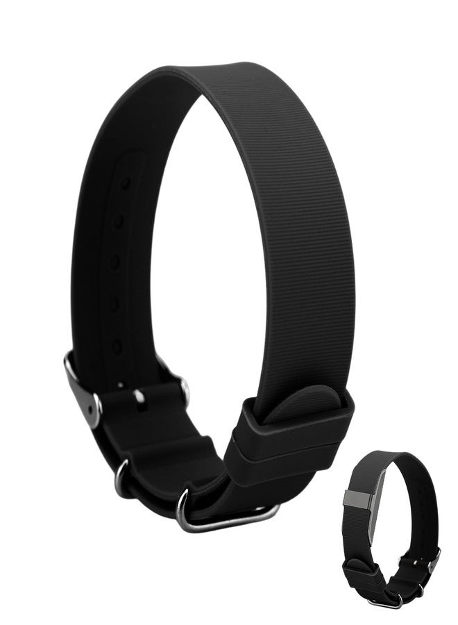 Sinbana Band Replacement Strap for Hume Health Band, Adjustable Strap Replacement Metal Buckle Design for Women Men Sleeping Hiking Cycling (Black) - Image 1
