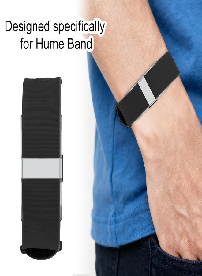 Sinbana Band Replacement Strap for Hume Health Band, Adjustable Strap Replacement Metal Buckle Design for Women Men Sleeping Hiking Cycling (Black) - Image 5