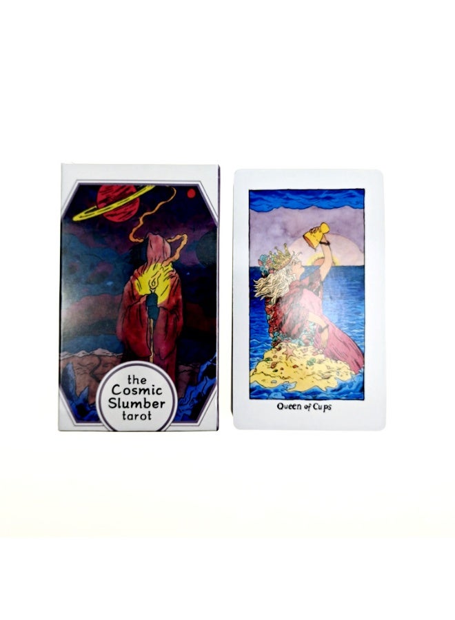 NIBEMINENT Cosmic Sleeping Tarot Card Set - Leisure Party Board Game - High-Quality Divination, Prediction and Omen Cards - Image 2