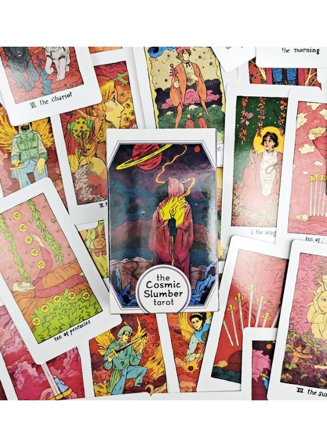 NIBEMINENT Cosmic Sleeping Tarot Card Set - Leisure Party Board Game - High-Quality Divination, Prediction and Omen Cards - Image 3