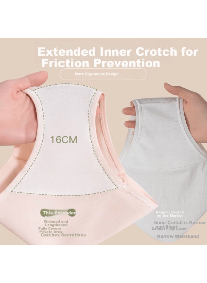 PLANDOO Palando Women's Cotton Antibacterial Breathable Thin Summer Underwear 4-pack M - Image 4