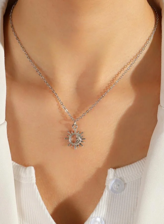 Take Two Sun Pendant Necklace