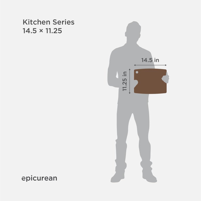 Epicurean Kitchen Series Cutting Board, 14.5-Inch x 11.25-Inch, Nutmeg - Image 5