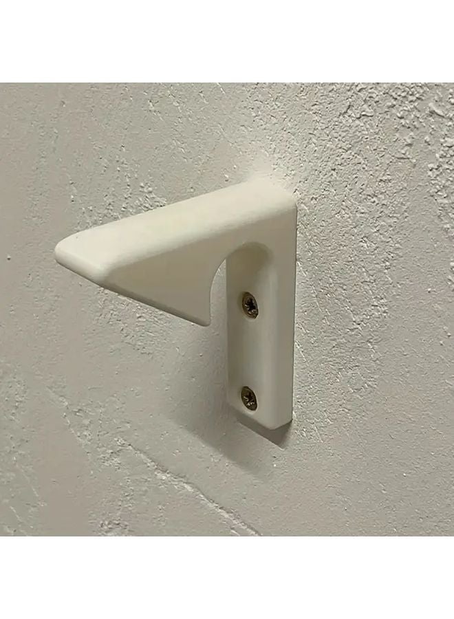 Heavy Duty Automatic Door Stopper White Wall Mounted Easy Installation - Image 3