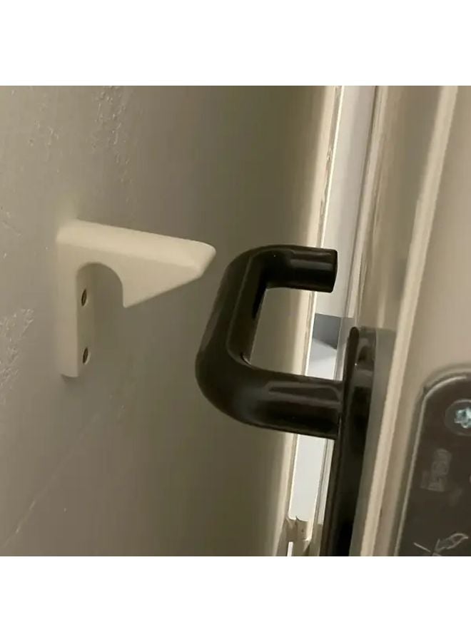 Heavy Duty Automatic Door Stopper White Wall Mounted Easy Installation - Image 5
