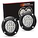 BUNKER INDUST BUNKER INDUST Flush Mount Led Pods 5 Inch LED Truck Work Light Bar 1Pair 48W Driving Bumper lights Flood Spot Combo Off  - Image 2