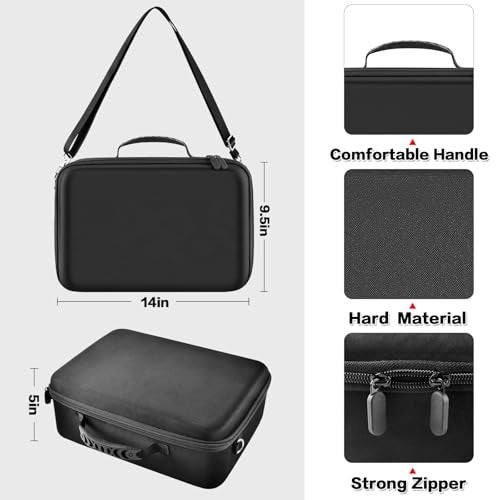 PAIYULE Carrying Case for Meta for Quest 3 3s for Oculus Quest 2 Virtual Reality HeadsetTouch ControllersElite Strap VR2 Accessories with Silicone Face Cover Lens ProtectorGreyNo Device - Image 3