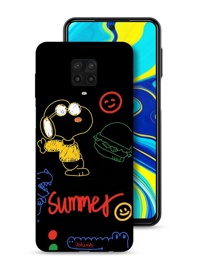 Tolwak Xiaomi Redmi Note 9 Pro Protective Case Cover Summer Sticker - Image 1