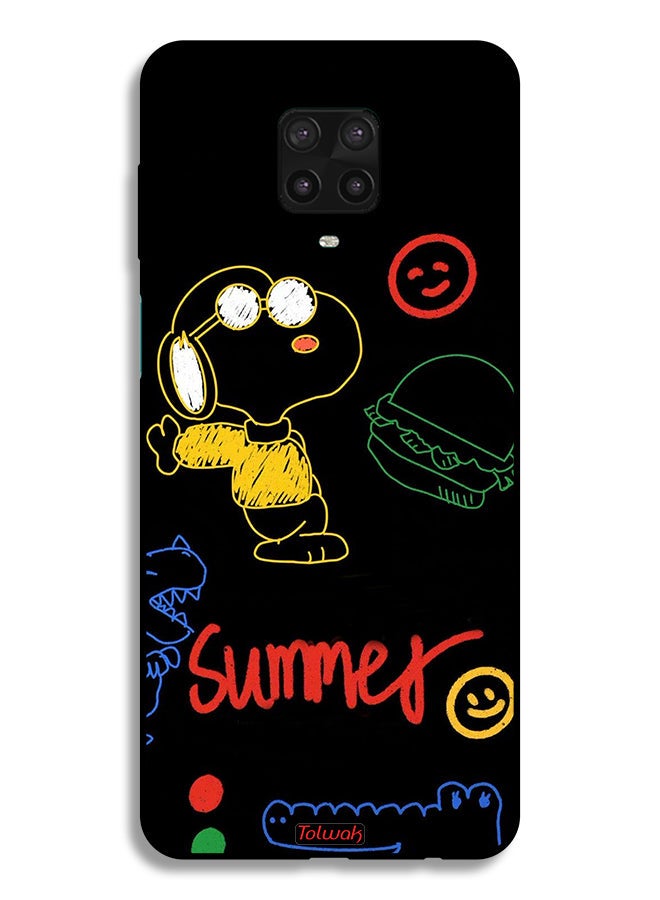 Tolwak Xiaomi Redmi Note 9 Pro Protective Case Cover Summer Sticker - Image 2
