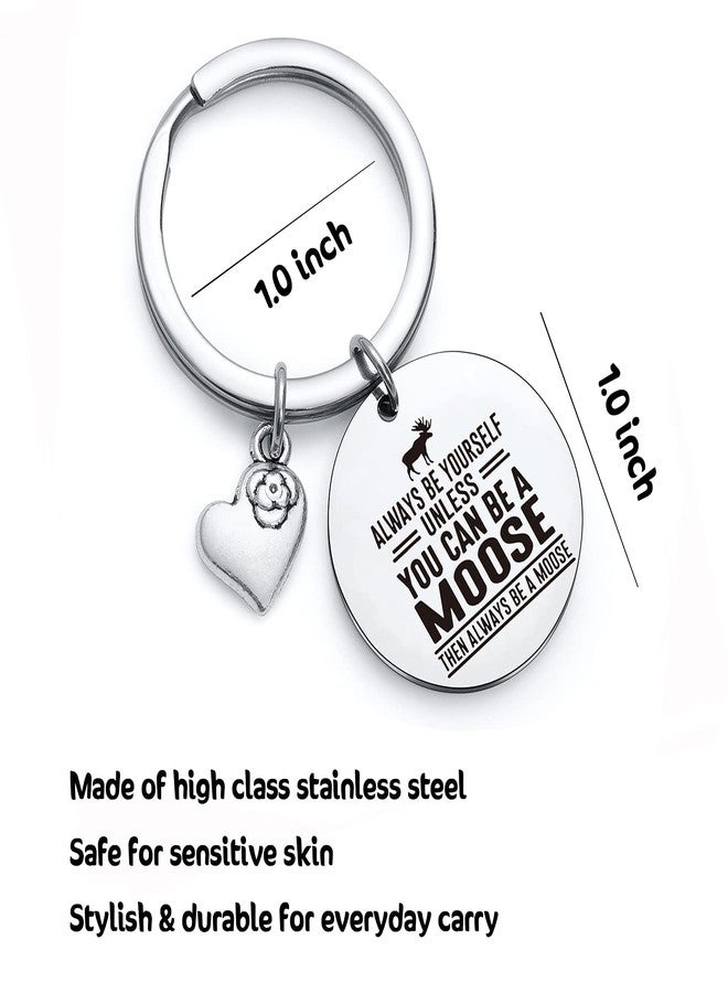NOTHERS RSZOTW Moose Lover Keychain - Moose Animal Gift With Charm - Inspirational Gift For Sister Or Daughter - Image 2