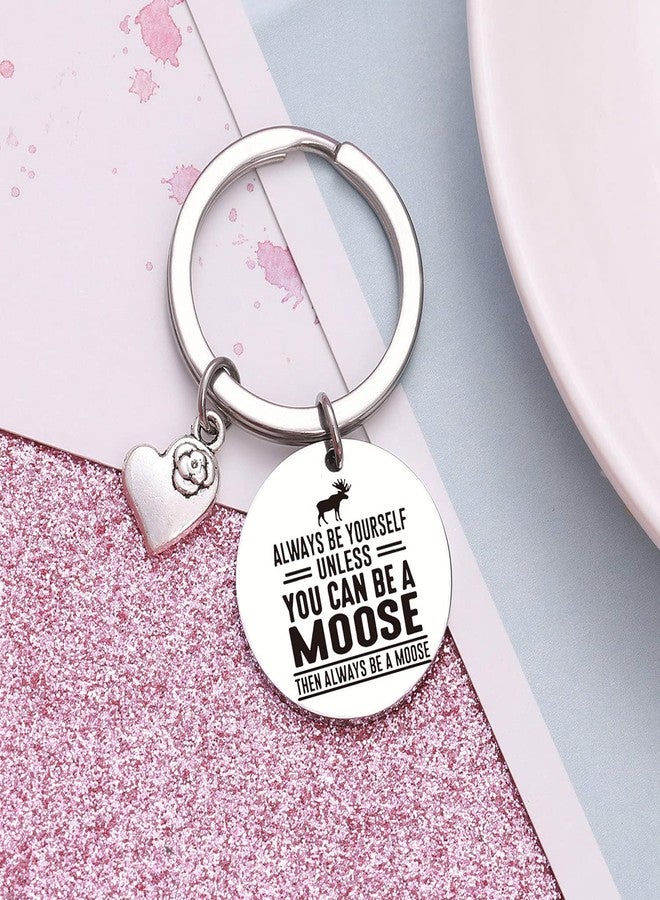 NOTHERS RSZOTW Moose Lover Keychain - Moose Animal Gift With Charm - Inspirational Gift For Sister Or Daughter - Image 4