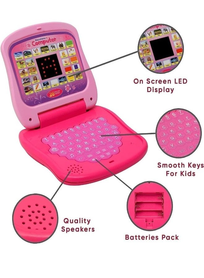 Blinkids Laptop Computer Toy for 2 3-6 Years Kids Activity | Learning Electronics Number & Alphabets with Sound and Fun Game activites. Best Gift for Kids Birthday. - Image 4
