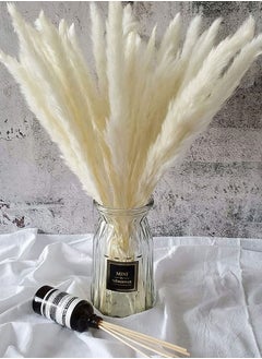 HomarKet 30 Pcs 45cm Natural Dried Pampas Grass for Flower Arrangements Home Decor  - Image 1