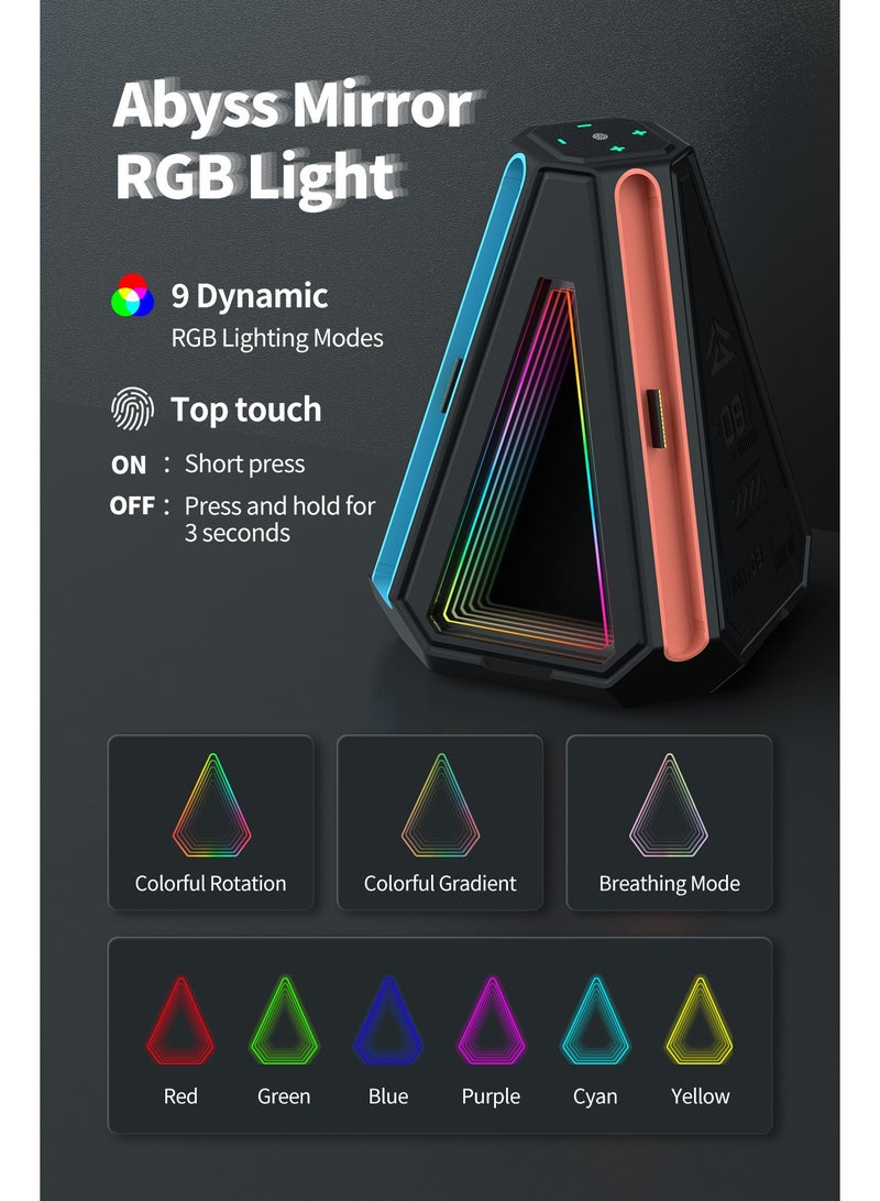 بيكسنست قاعدة شحن Joy-Con لجهاز Nintendo Switch 2، شاحن Joy-Con مغناطيسي بأربع فتحات، و9 أوضاع RGB. - Image 4