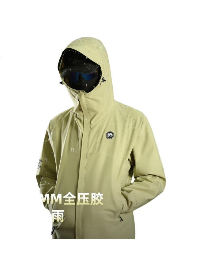 Panda Camel Series Outdoor Assault Jacket Men And Women Single-Layer Storm-Proof Mountaineering Jacket Outerwear 6169B M - Image 3