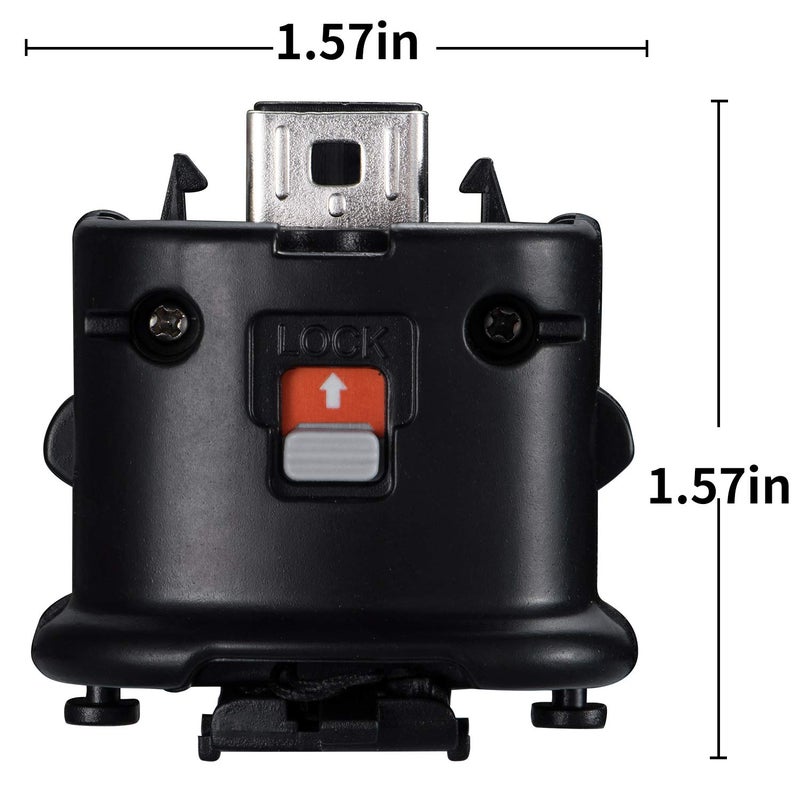 N.C Motion Plus Adapter Replacement for Wii Motion Plus Adapter-Sensor Accelerator and wii Remote Controller compatible (Black 1 Pcs) - Image 5