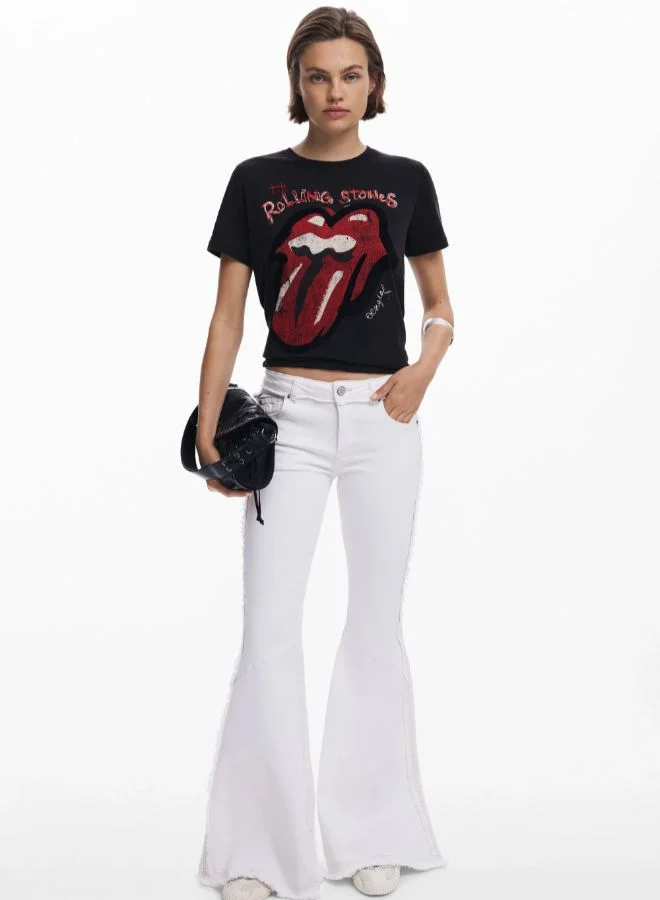 DESIGUAL Rolling Stones short-sleeve T-shirt