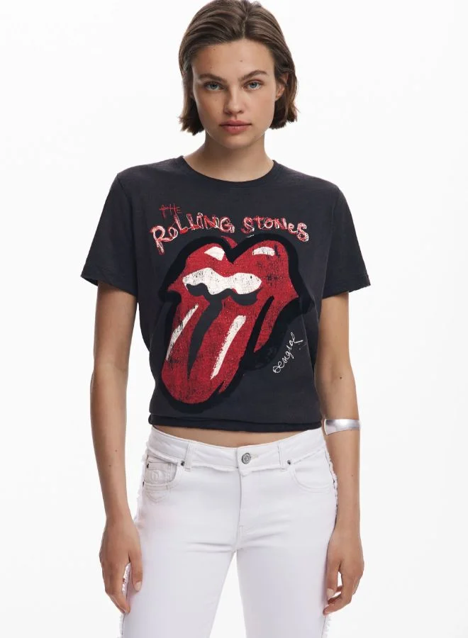 DESIGUAL Rolling Stones short-sleeve T-shirt