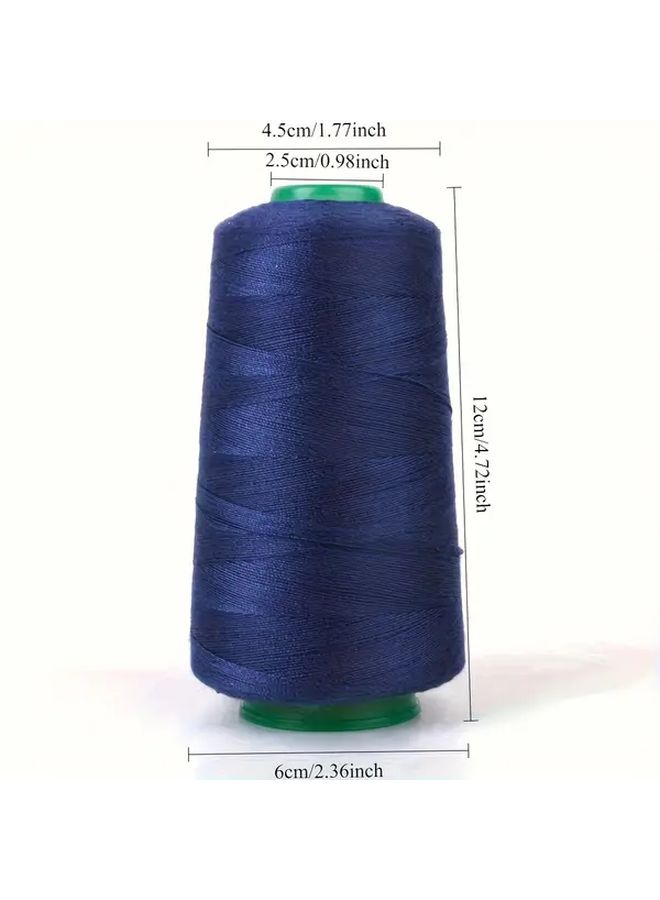 Blue Polyester Sewing Thread 9000 Ft Per Piece Durable 402 Stitch For Home And Machine Sewing Crafts - Image 3