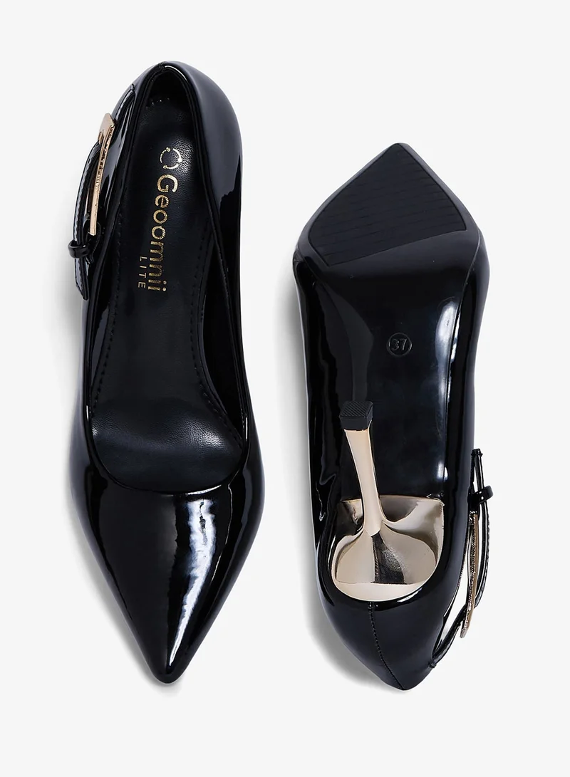 Geoomnii BLACK Geoomnii High Heel Pumps for Women – Elegant Pointed-Toe Stilettos for Office, Party, Wedding & Formal Wear for Women | Best Price UAE