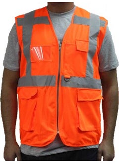 Engineer Warning Vest with Hook Reflector