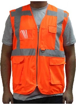 Kanca Engineer Warning Vest with Hook Reflector 