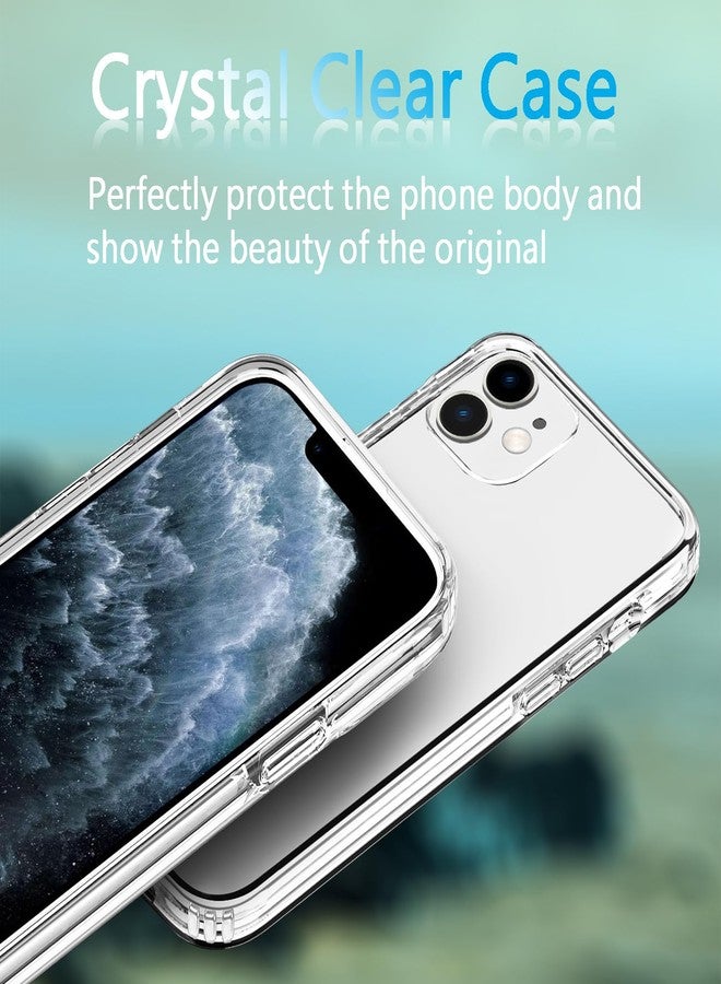 TENOC Phone Case Compatible with iPhone 11, Clear Case Anti-Yellowing Protective Bumper Hard Back Cover for 6.1 Inch - Image 3