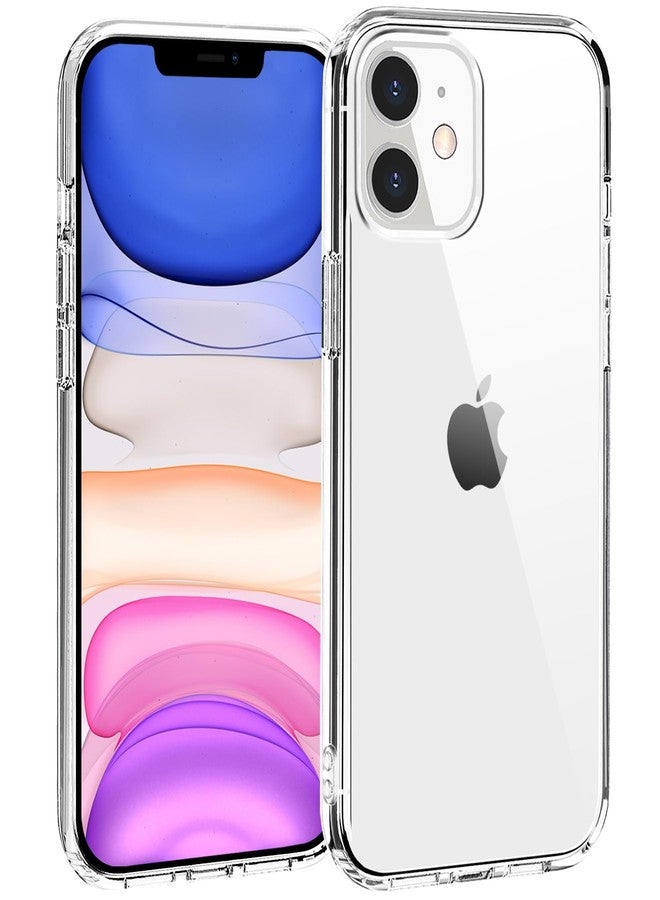 TENOC Phone Case Compatible with iPhone 11, Clear Case Anti-Yellowing Protective Bumper Hard Back Cover for 6.1 Inch - Image 1