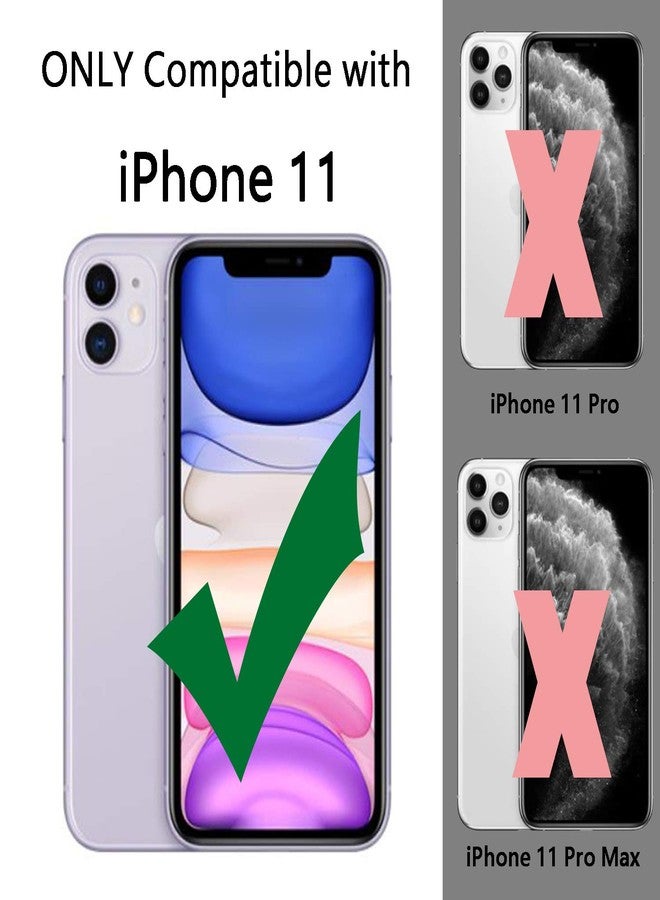 TENOC Phone Case Compatible with iPhone 11, Clear Case Anti-Yellowing Protective Bumper Hard Back Cover for 6.1 Inch - Image 2