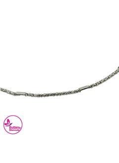 BUTTERFLY Platinum-plated Chain For Men And Women - Silver Color  - Image 2