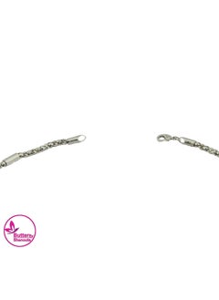 BUTTERFLY Platinum-plated Chain For Men And Women - Silver Color  - Image 3