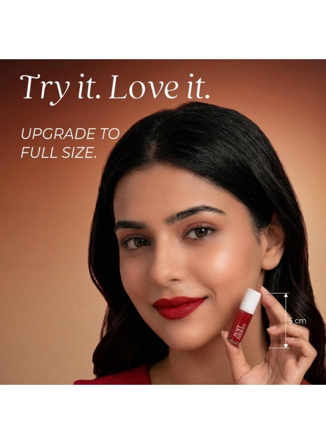 Just Herbs Herb Enriched Matte Liquid Lipstick | Set of 4 | Ayurvedic Lipstick for Women | Hydrating & Lightweight | Long Lasting (Deeps and Reds) - Image 3