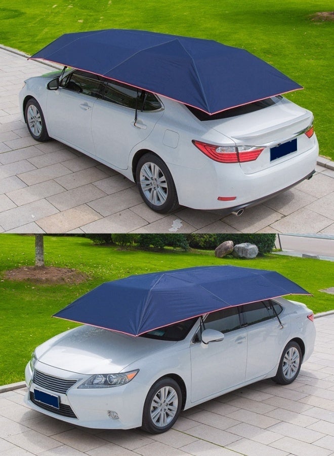 M MIAOYAN Fully automatic remote control car sunshade sun protection umbrella sun protection car cover mobile carport - Image 2