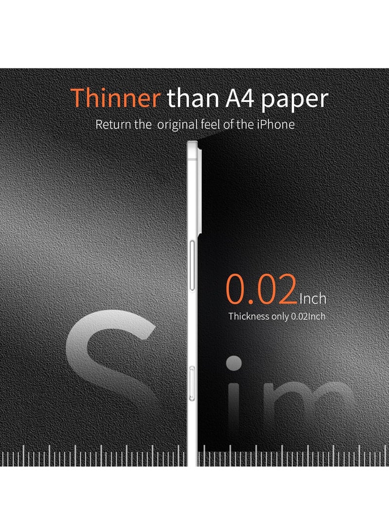 TIGER Dataroad iPhone 16 Plus Slim Case – 0.2mm Paper-Thin Lightweight Case, Matte Finish PP Back Cover, Anti-Fingerprint & Yellowing Protection, Ultra-Slim Design, Compatible with iPhone 16 Plus 6.7 Inch - Image 2