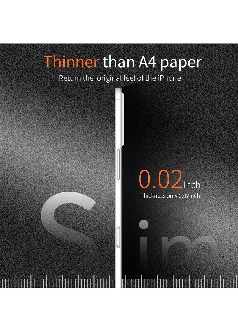 TIGER Dataroad iPhone 16 Plus Slim Case – 0.2mm Paper-Thin Lightweight Case, Matte Finish PP Back Cover, Anti-Fingerprint & Yellowing Protection, Ultra-Slim Design, Compatible with iPhone 16 Plus 6.7 Inch - Image 5