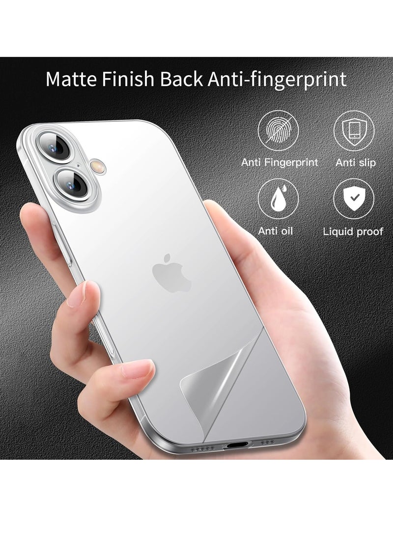 TIGER Dataroad iPhone 16 Plus Slim Case – 0.2mm Paper-Thin Lightweight Case, Matte Finish PP Back Cover, Anti-Fingerprint & Yellowing Protection, Ultra-Slim Design, Compatible with iPhone 16 Plus 6.7 Inch - Image 4