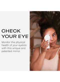 Avenova i-Chek by Avenova – An Illuminated, Magnifying Eyelid & Eyelash Mirror for Blepharitis, Chalazion, Styes, Dry Eyes, Contact Lenses, and Lash Extensions  - Image 2